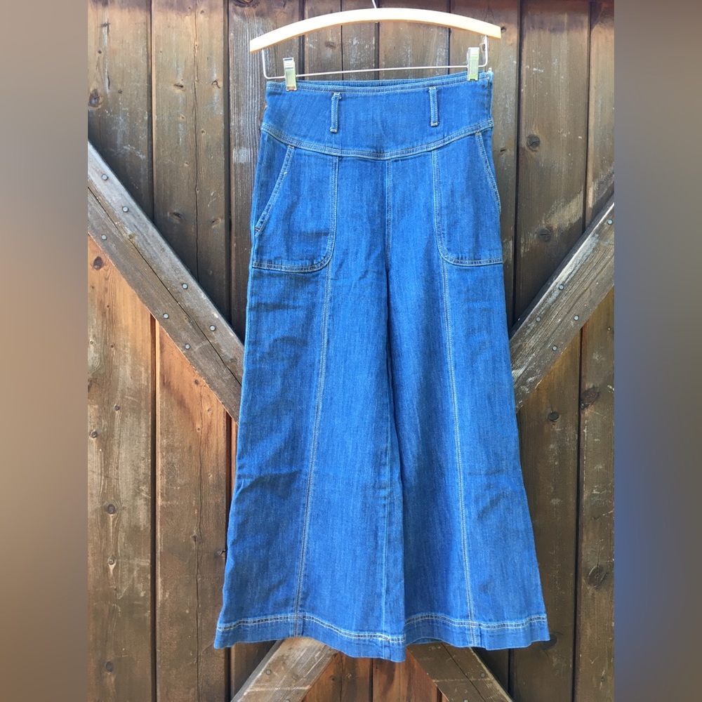 Anthropologie Pilcro and the Letterpress Wide Leg Jean